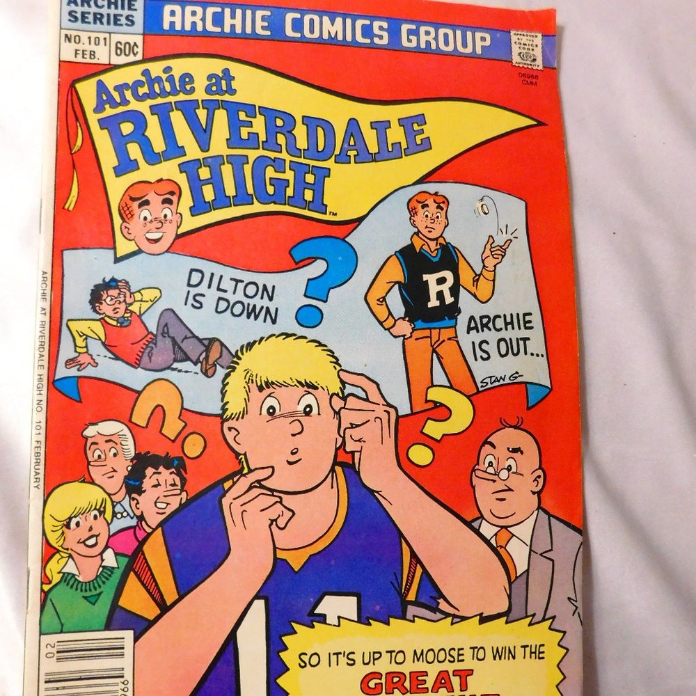 Archie Comics Archie At Riverdale High 1985 Vintage Comic Book